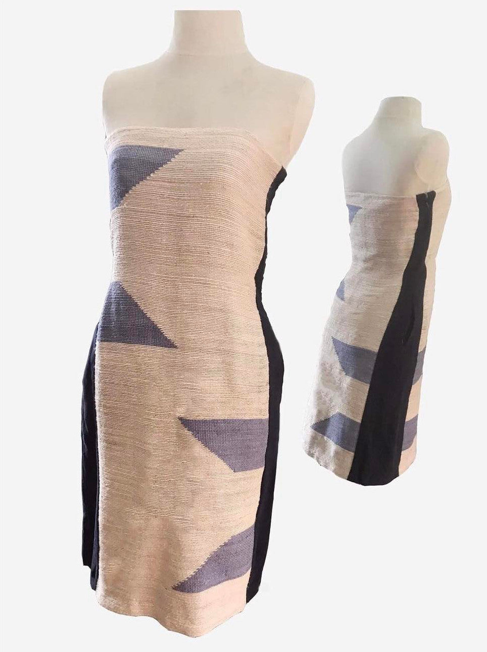 HW23071308 Handwoven Japanese Silk Mini Dress